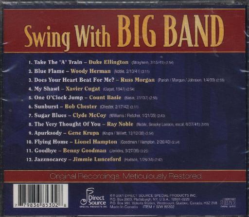 Various Artists - Swing With Big Band - Click Image to Close